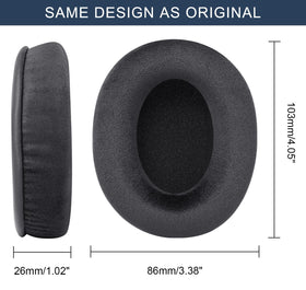 Packaging includes one ear pad pair and a user manual.