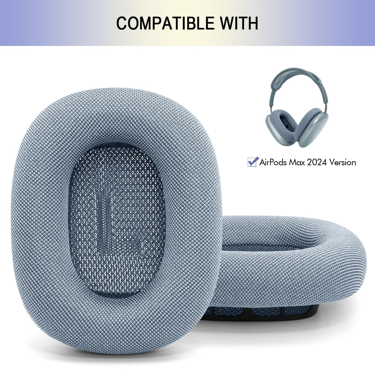 G GVOEARS high-density foam ear cushions boost comfort and passive noise isolation