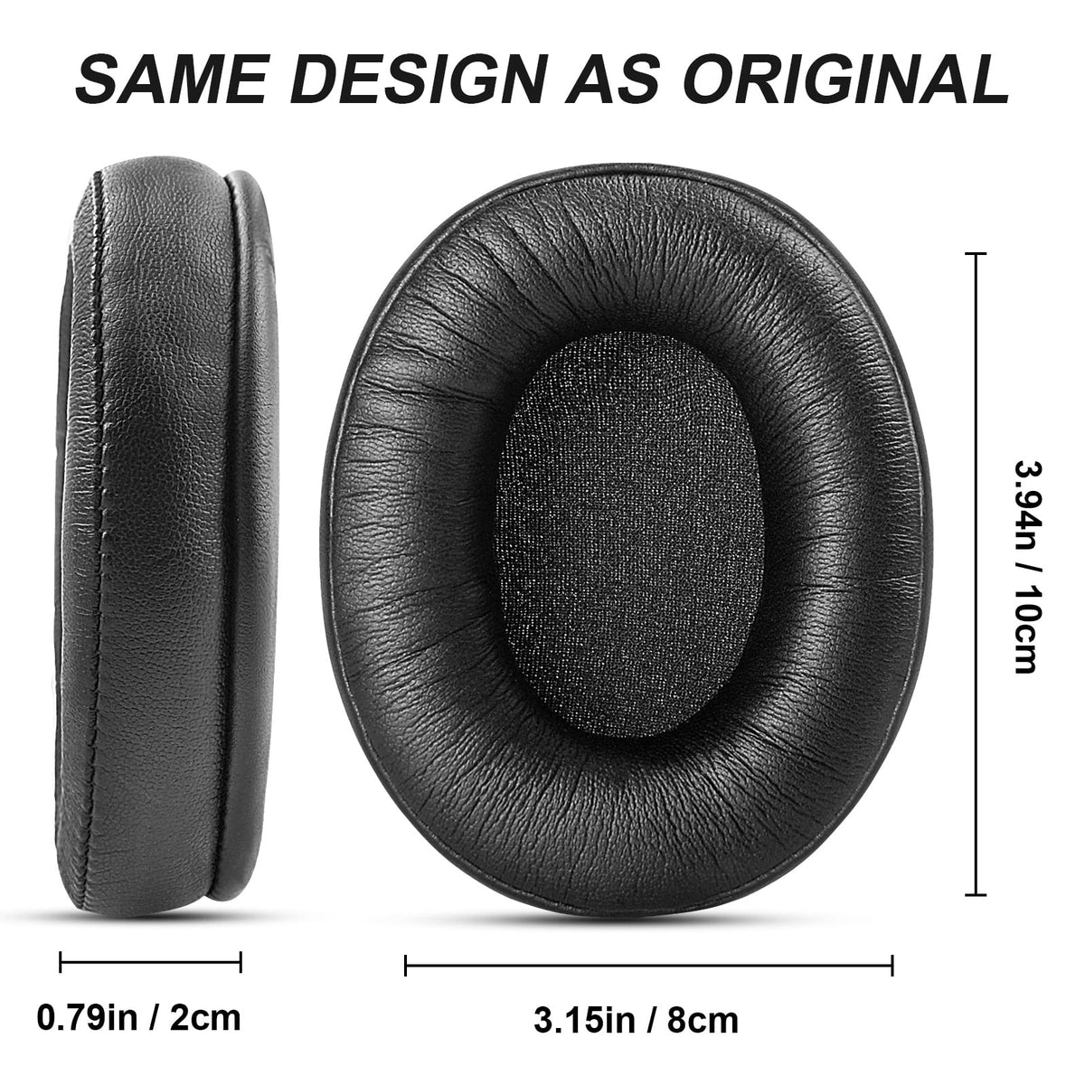 G GVOEARS memory foam detail promoting soft skin contact on HD280 earpads.