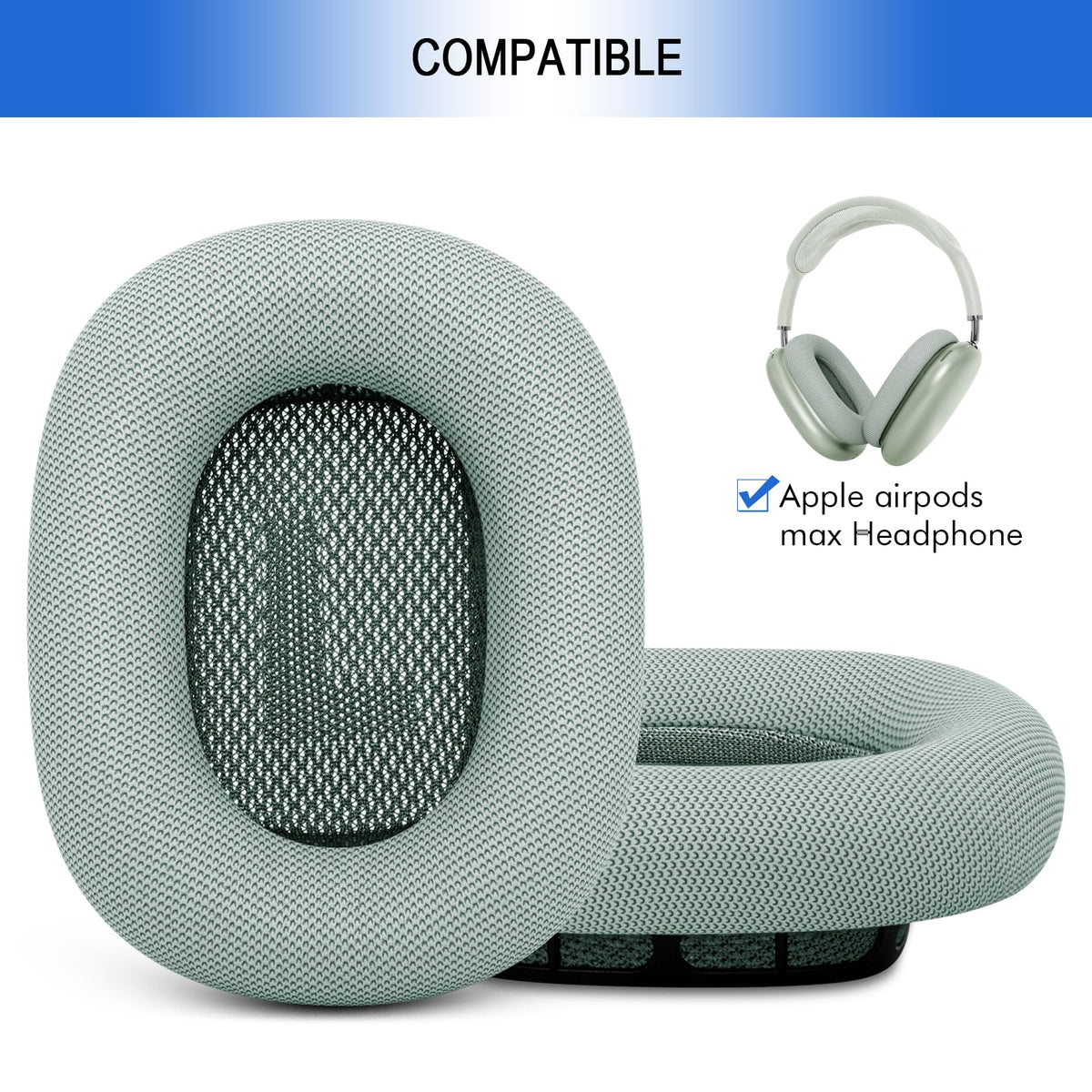 G GVOEARS memory foam close-up highlights improved comfort and isolation.