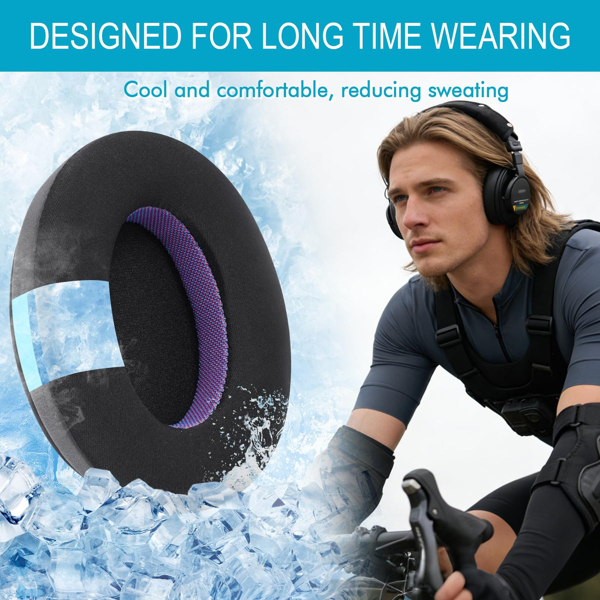 GGVOEARS ear pads upgrade for Sony MDR-7506 with durable materials and lasting comfort