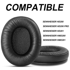 G GVOEARS earpads installation demo showing easy snap-on replacement for HD280.