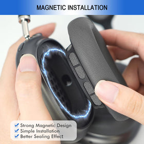 GGVOEARS silicone gel lining enhances durability and comfortable fit.