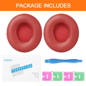 G GVOEARS Solo3 earpads red packaging with easy install guide