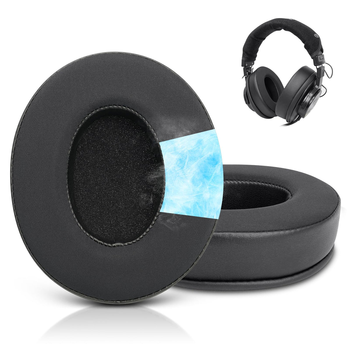 G GVOEARS Sony MDR 7506 ear pad cooling gel top layer for cool comfort.