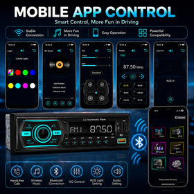 GHIOPMZ digital FM radio with memory presets for quick station access