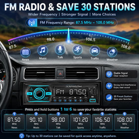 GHIOPMZ dual USB ports and TF card support for flexible audio playback