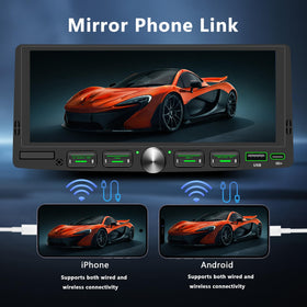 GHIOPMZ USB and Type-C close-up demonstrating fast charging and media playback benefit