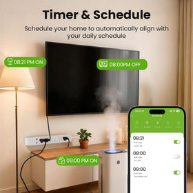 GHome Smart app energy monitor screen showing consumption tracking benefit