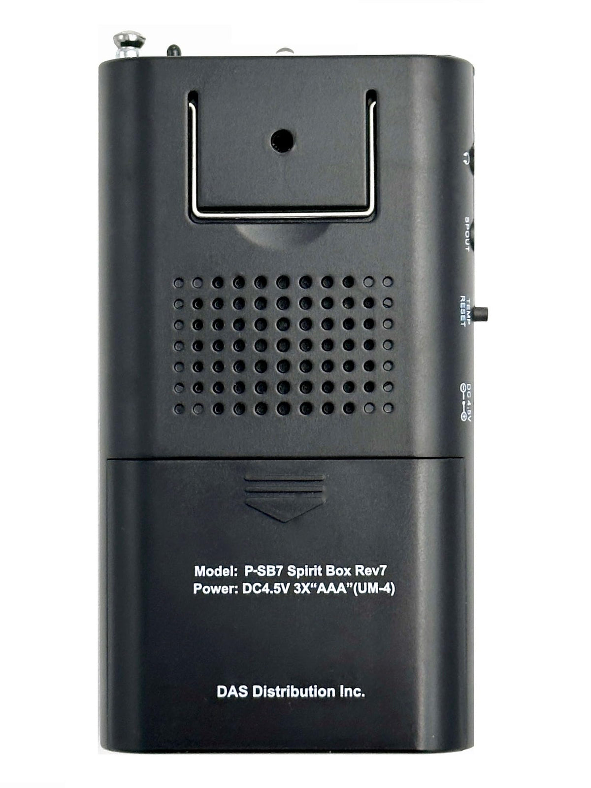 GhostStop P-SB7 Spirit Box with Bluetooth connected for enhanced audio