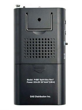 GhostStop P-SB7 Spirit Box with Bluetooth connected for enhanced audio