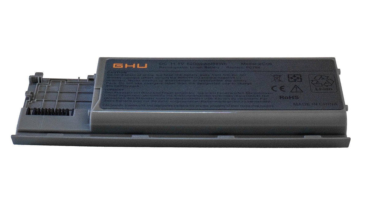GHU battery close-up near charging port showing secure connection