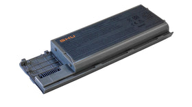 GHU Dell Latitude D620 battery front view, reliable replacement for extended work sessions