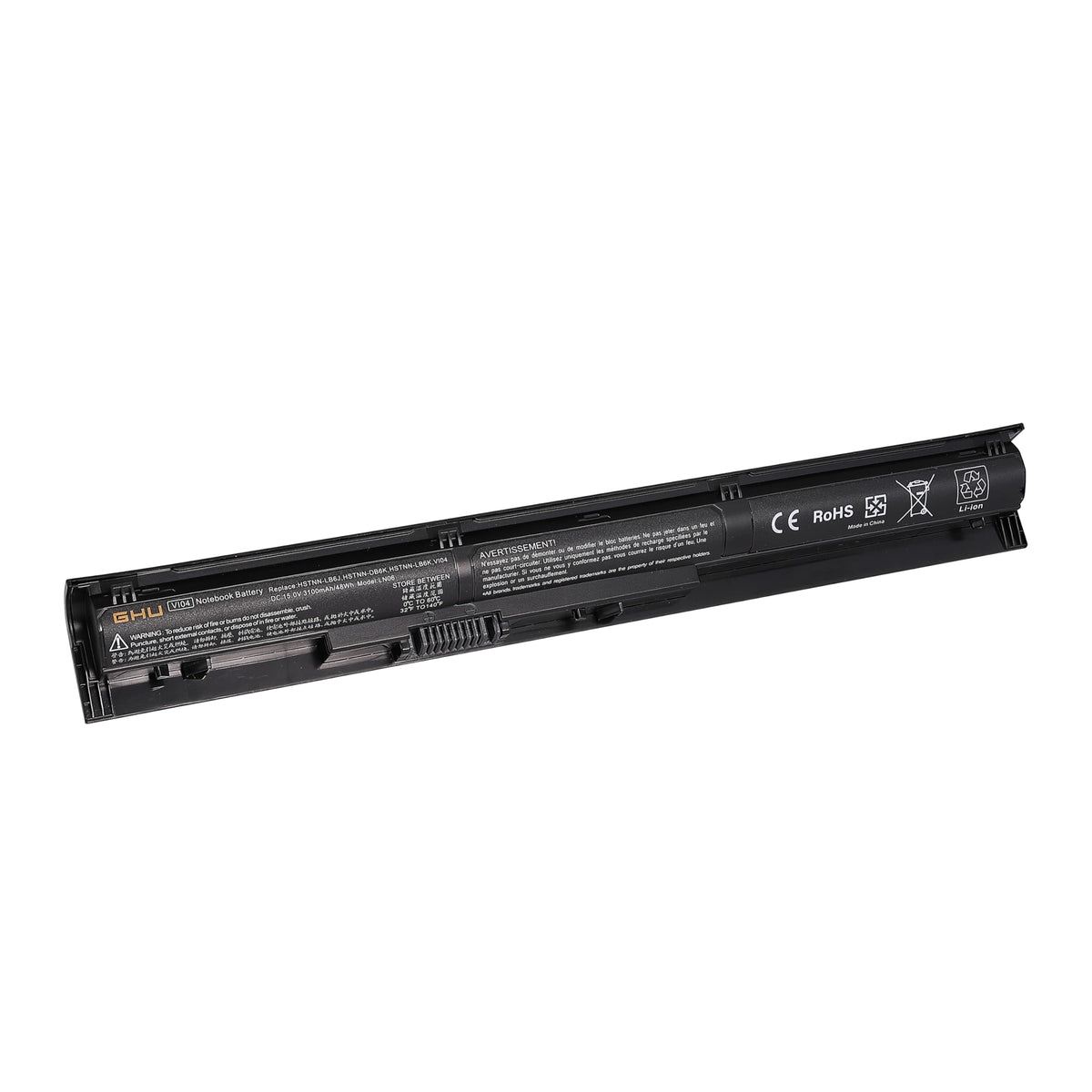 GHU HSTNN-DB6I replacement battery ensures reliable HP notebook uptime.