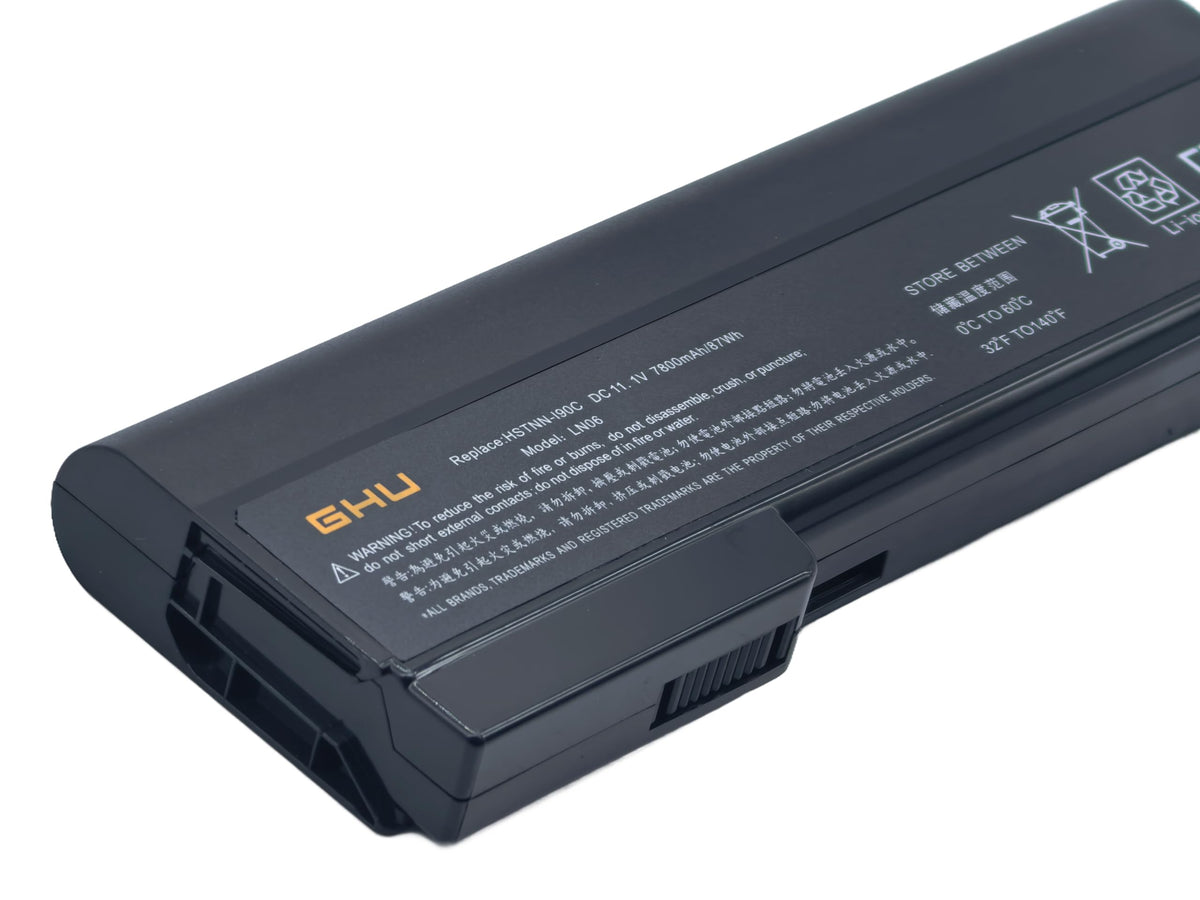 GHU battery installed in laptop demonstrating correct fit and immediate power restoration