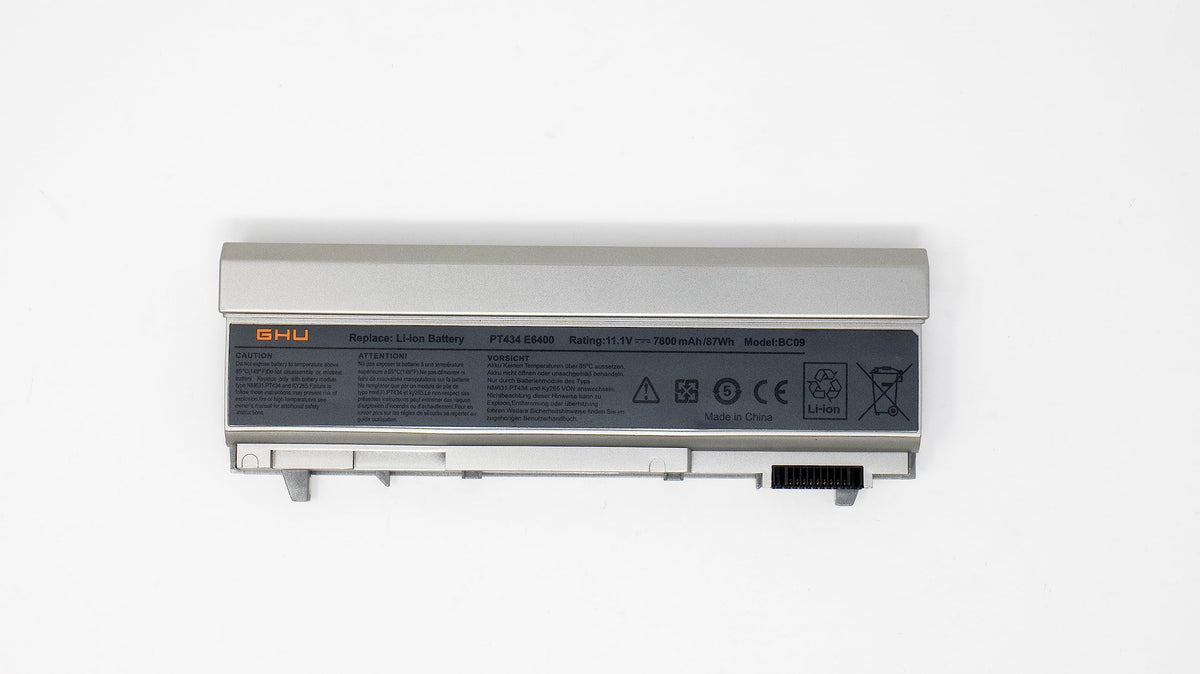 GHU battery connector close-up showing contacts and secure fit benefit