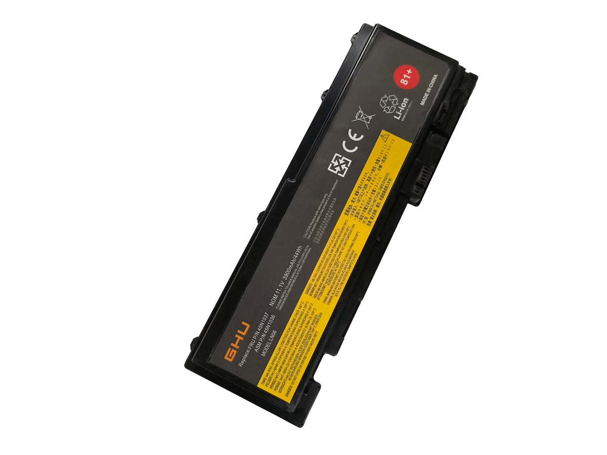 GHU battery side profile displaying slim six-cell design for balanced capacity and weight
