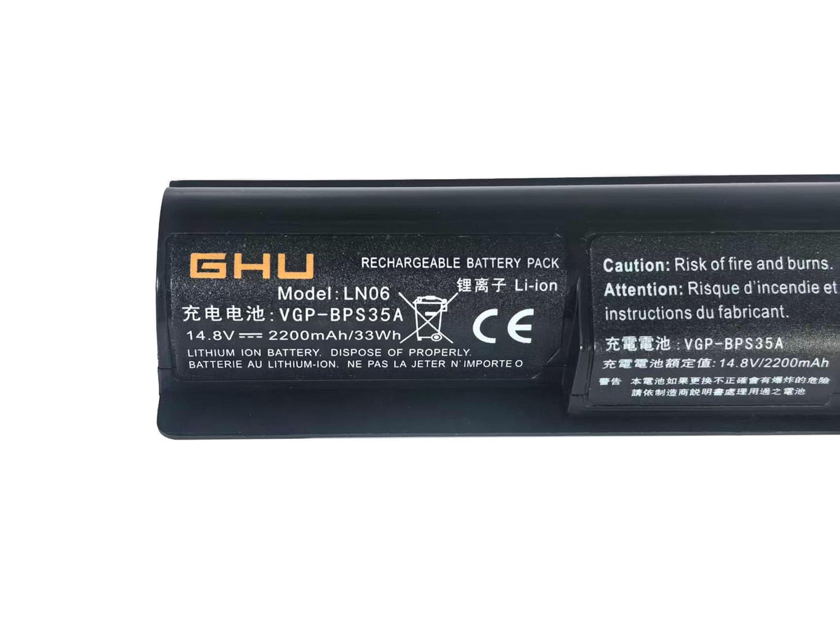 GHU VGP-BPS35 laptop in use demonstrates everyday practicality.