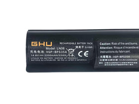 GHU VGP-BPS35 laptop in use demonstrates everyday practicality.