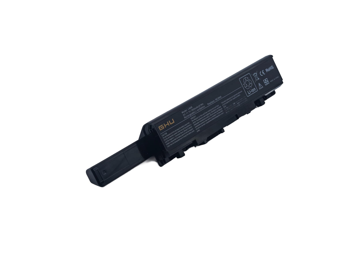 GHU battery installed in a Dell Studio 1537 demonstrating straightforward replacement