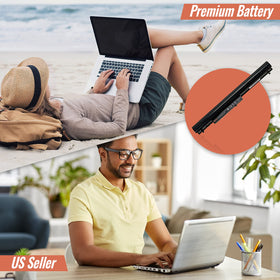 GHU LA04 battery charging setup shows fast-charge capability for HP devices