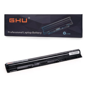 GHU M5Y1K battery outside box showing packaging and Dell Inspiron compatibility.
