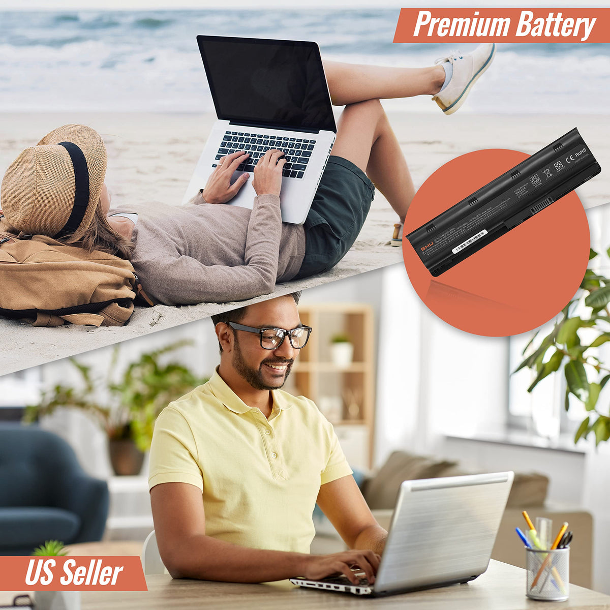 GHU MU06 fast charge capability reduces downtime between charges.