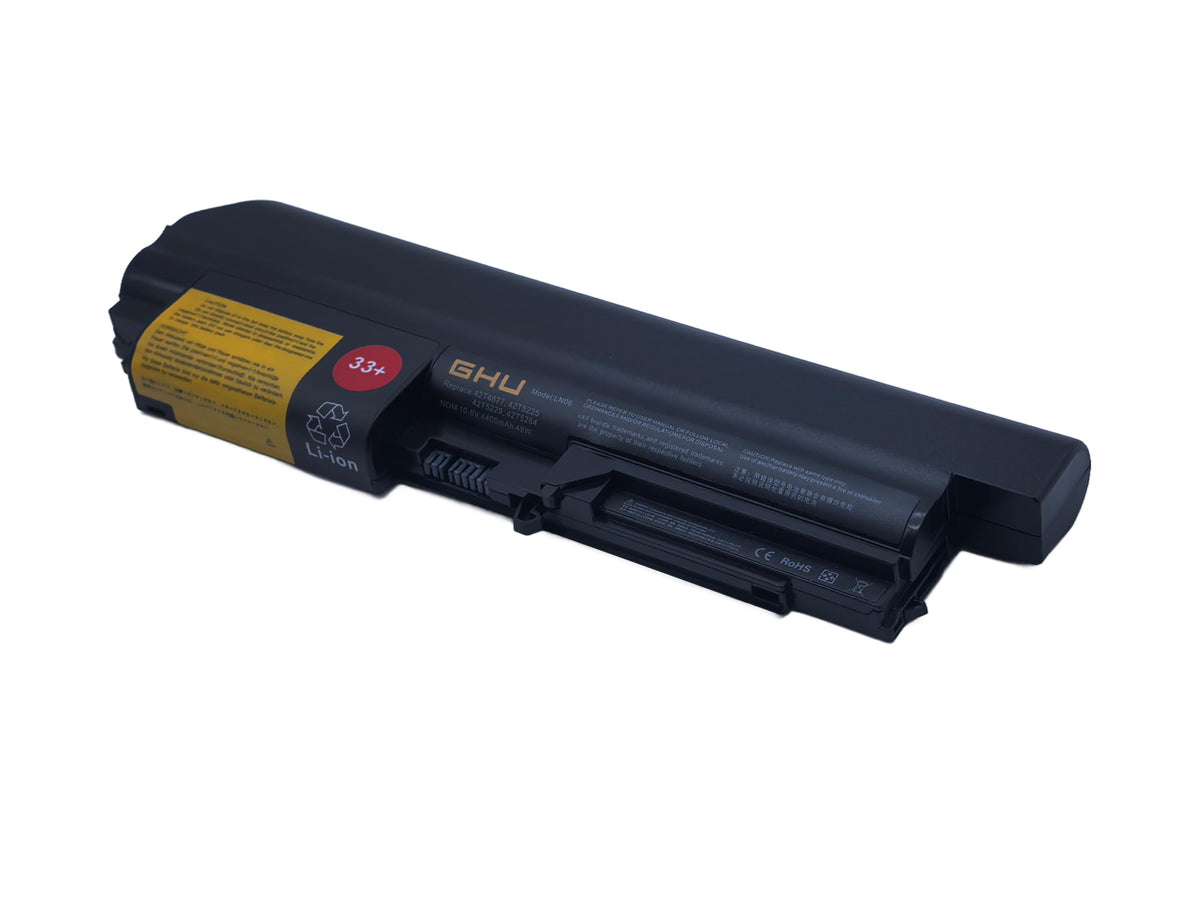 GHU 48Wh battery interior shows easy connector access for ThinkPad T400.