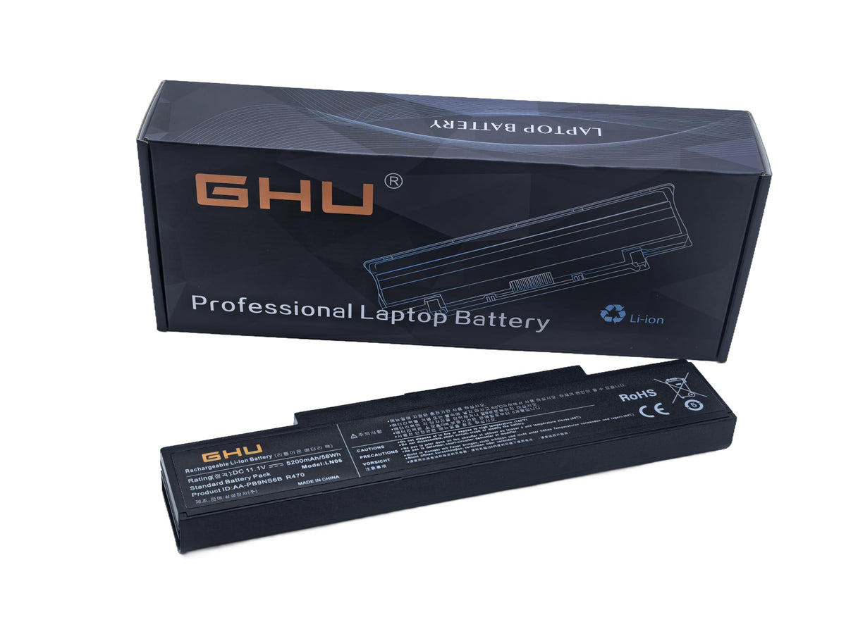 GHU new battery 58Wh for Samsung NP-RV508, high-capacity power on the go