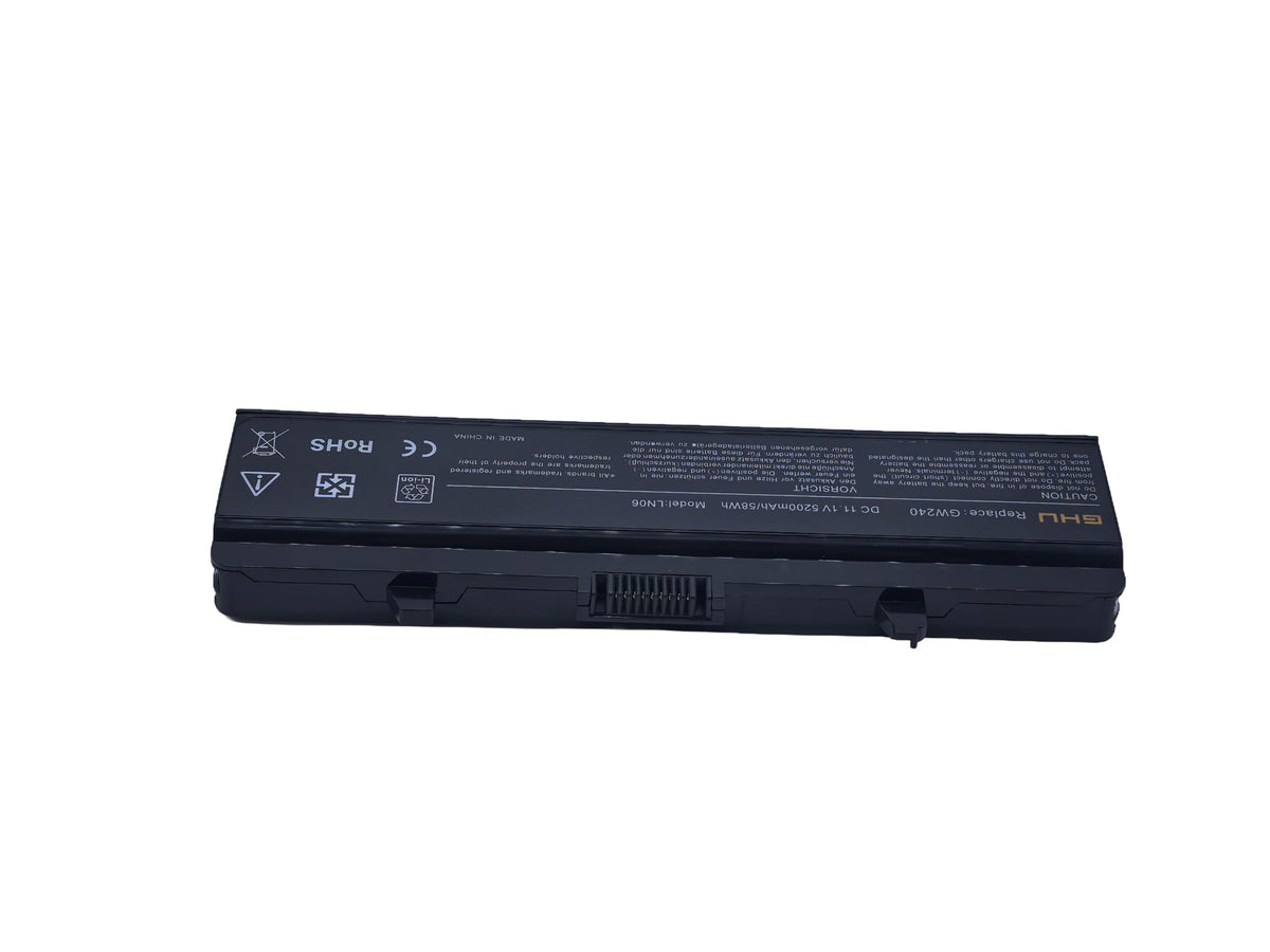 GHU 58Wh battery offers 500+ recharge cycles for long life