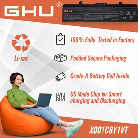 GHU 58Wh battery in use; compact and reliable replacement