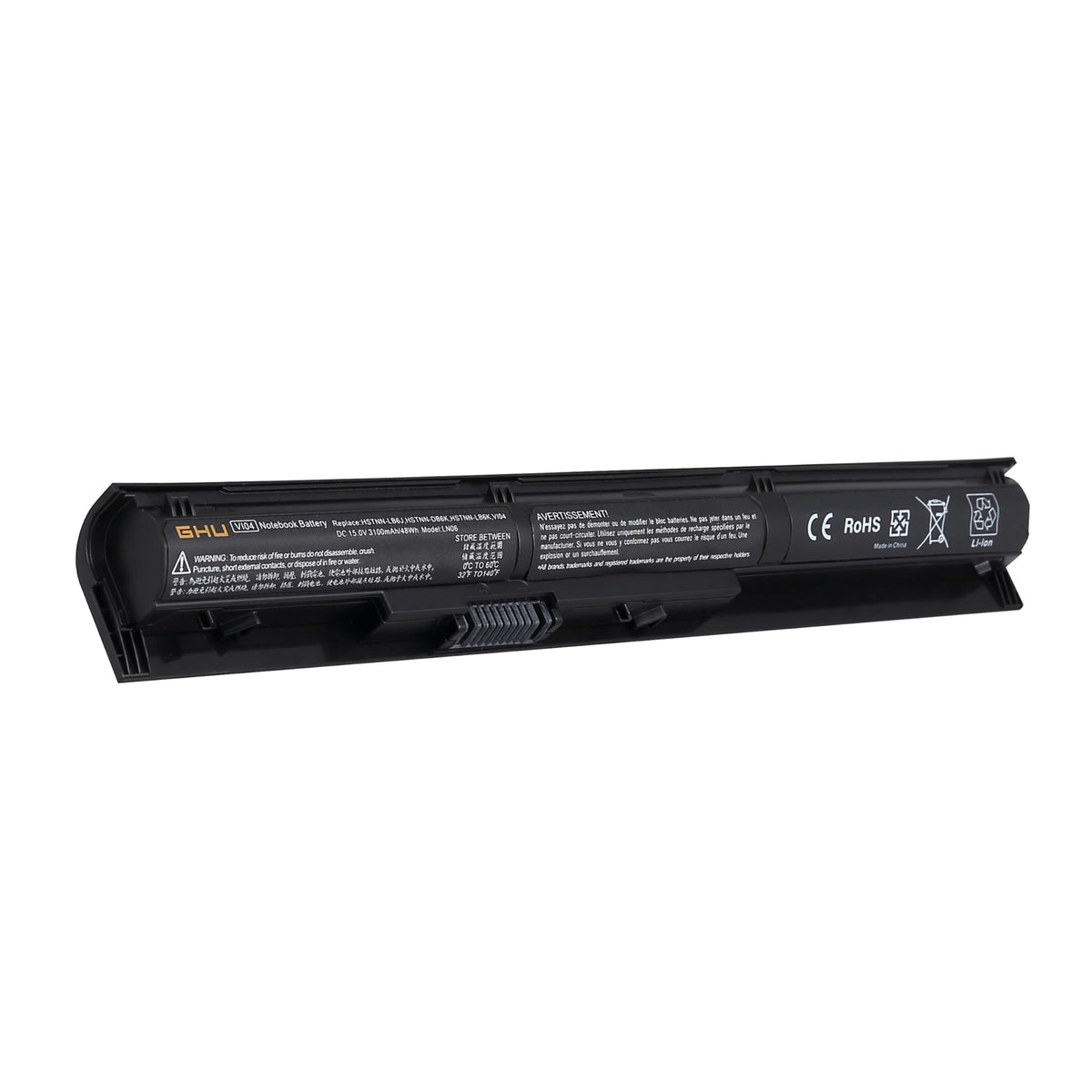 GHU ProBook 450G2 battery keeps essential work going.