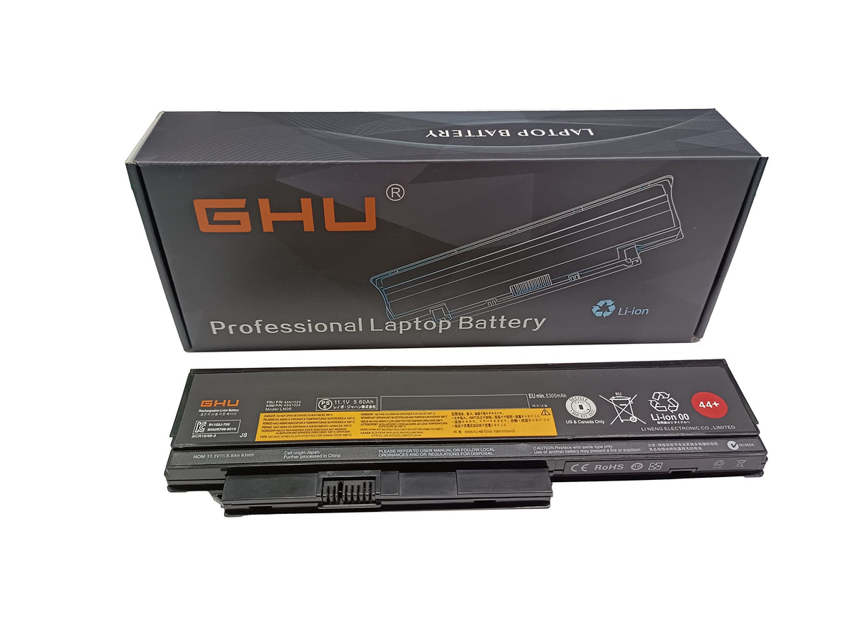 GHU ThinkPad battery front view showing fit and robust design benefit