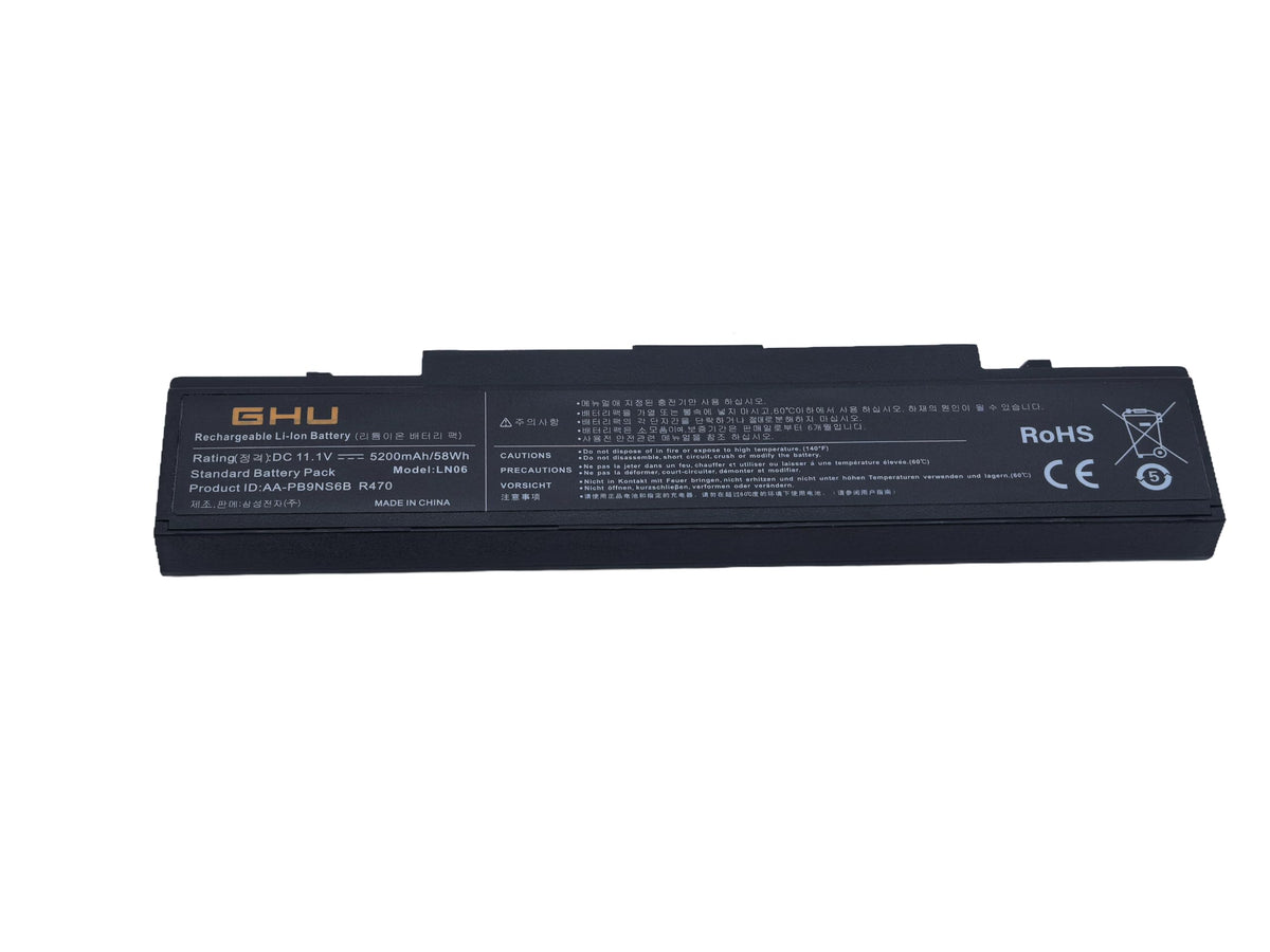 GHU 58Wh battery UL CE FCC tested for safety and reliability