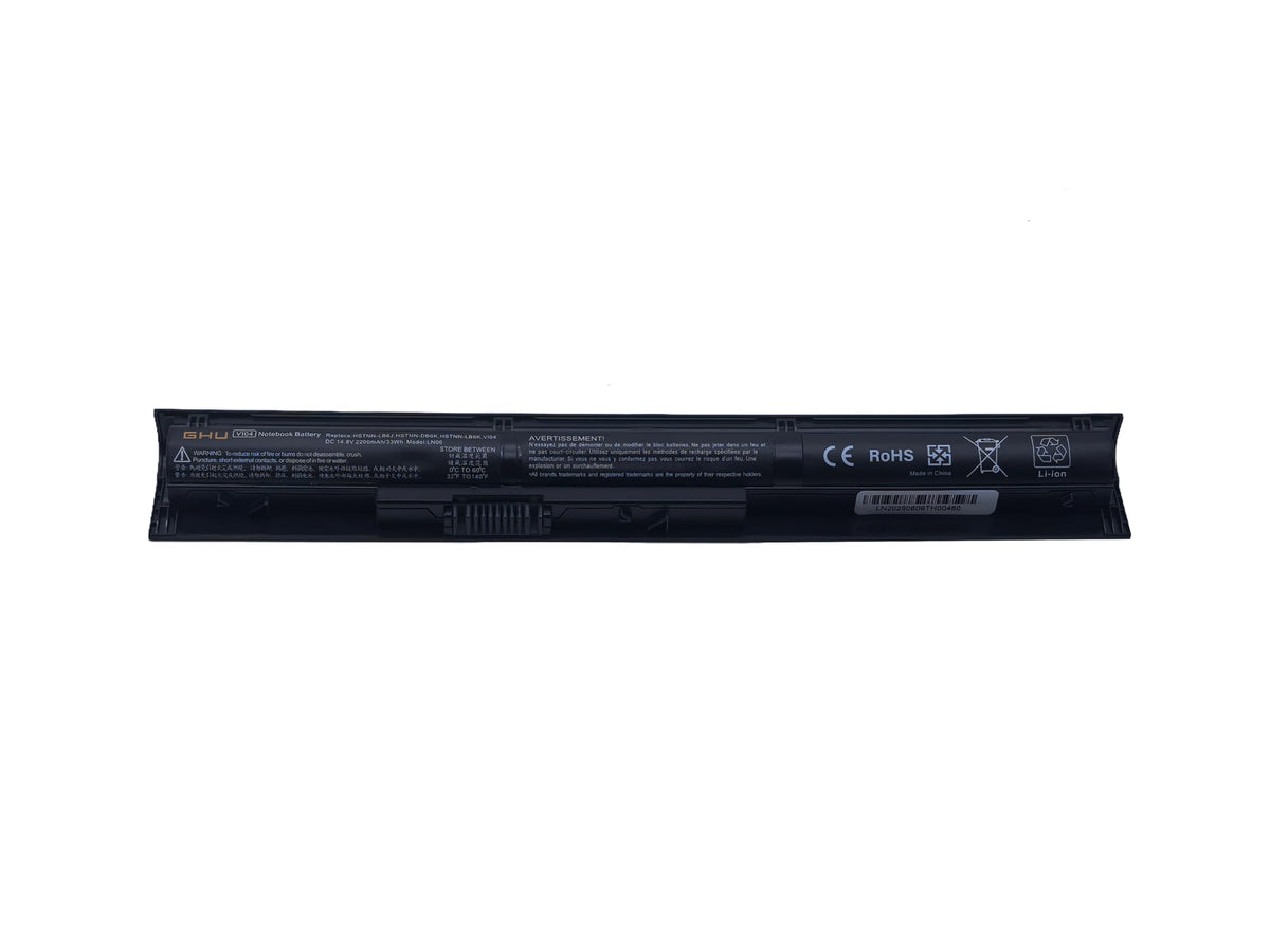 GHU VI04 battery back view, easy replacement