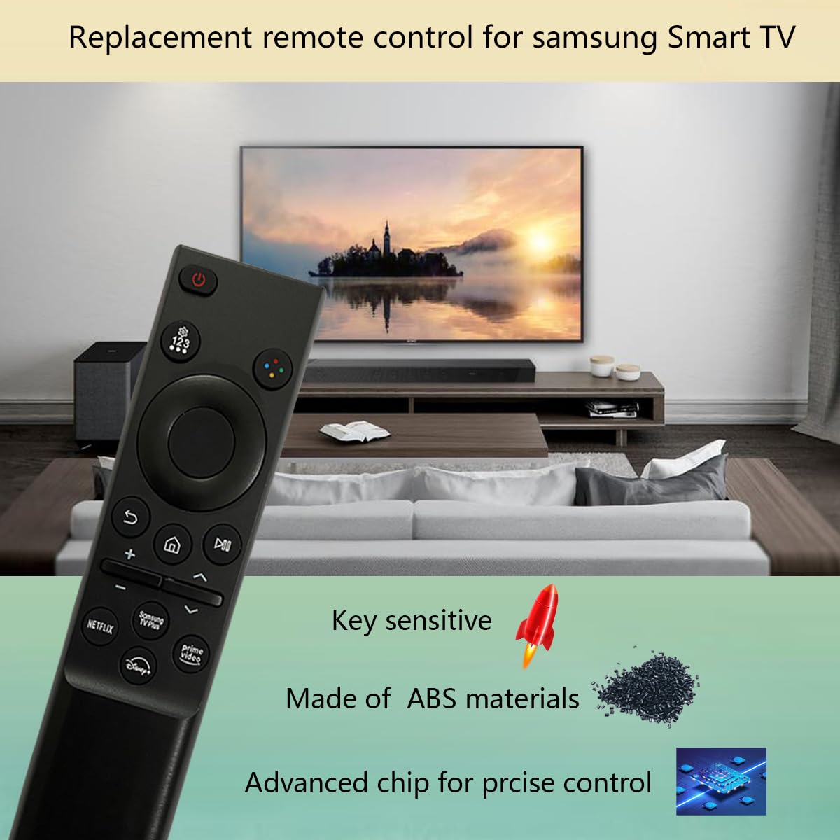 GHUST remote open battery compartment showing AAA placement for quick setup