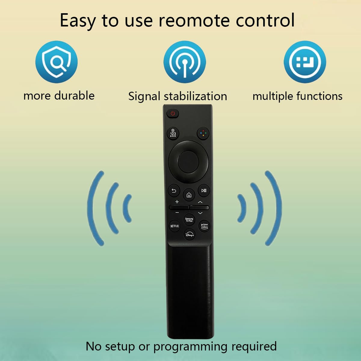 GHUST remote close-up of tactile buttons for precise, durable pressing