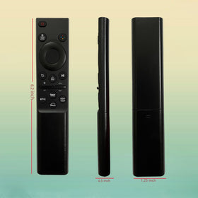 GHUST remote held in hand demonstrating ergonomic grip and comfortable use