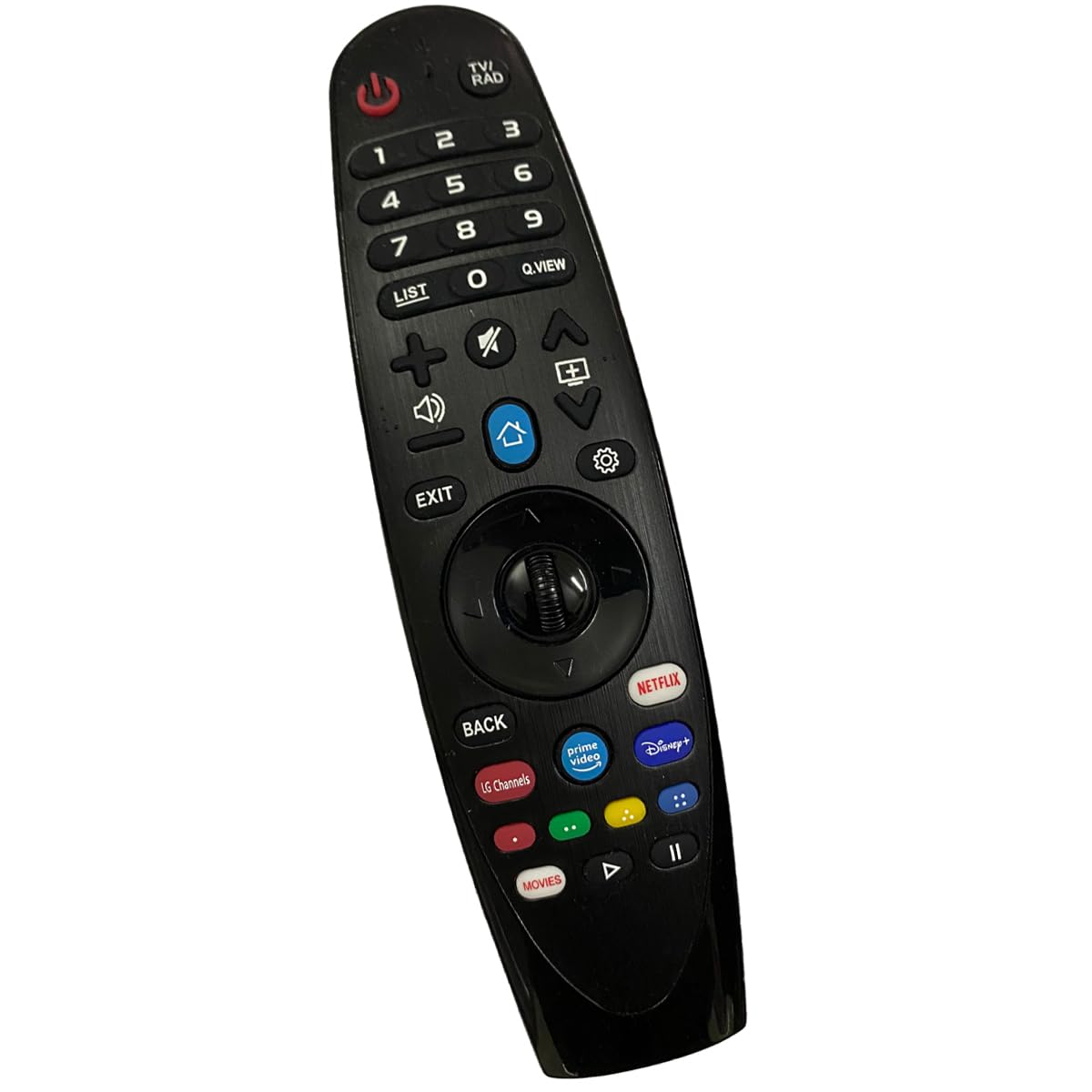 GHUST ABS construction remote, durable and comfortable grip.