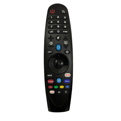 GHUST replacement LG remote, front view, easy-to-use navigation.