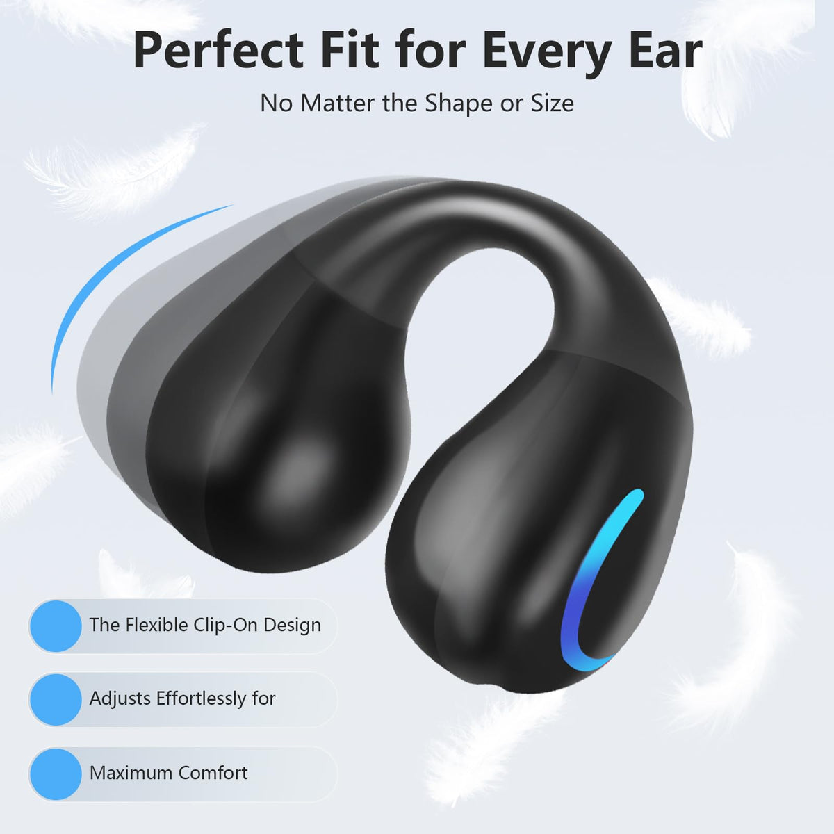 gidosha earbuds worn by runner outdoors offering situational awareness and safety