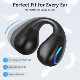 gidosha earbuds worn by runner outdoors offering situational awareness and safety