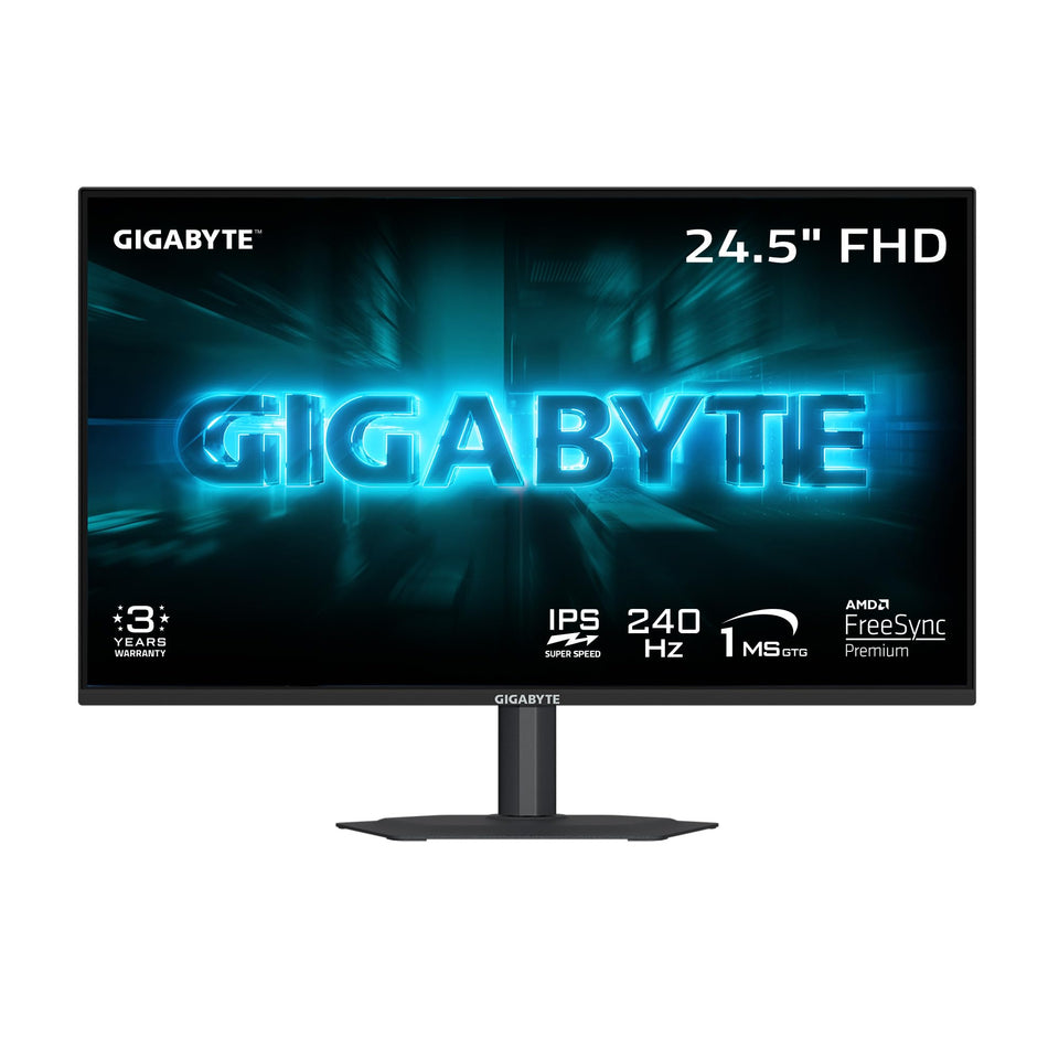 GIGABYTE G25F2A 24.5-inch IPS display for smooth gaming clarity.