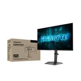 GIGABYTE G25F2A sleek black finish fits any gaming setup.