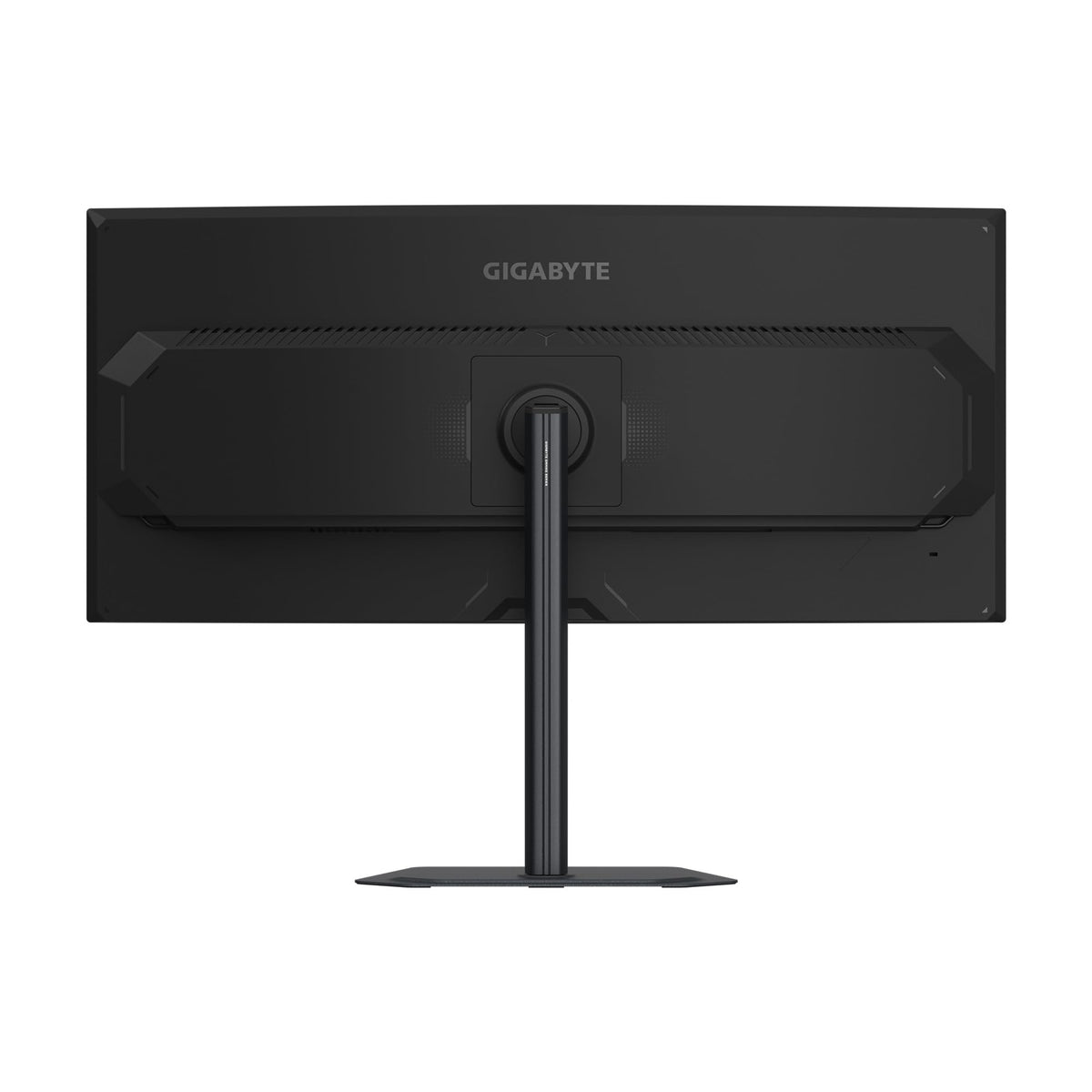 Gigabyte G34WQC2 ergonomic stand with height and tilt adjustments