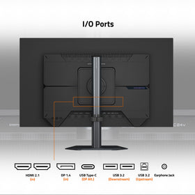 GIGABYTE MO27Q28GR borderless design enables seamless multi-monitor setups.