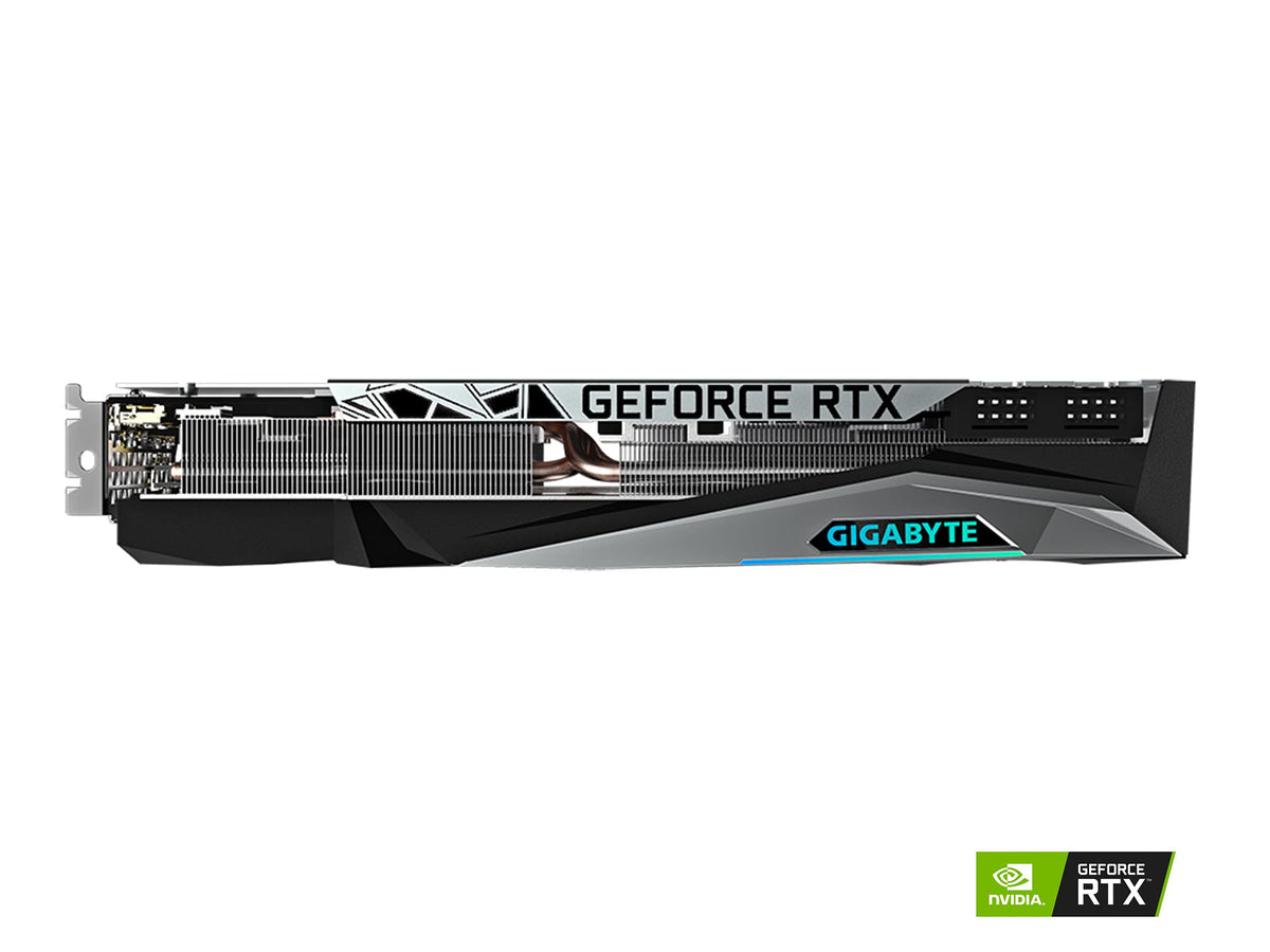 GIGABYTE RTX 3080 OC Rev2 printed label indicating renewed condition.