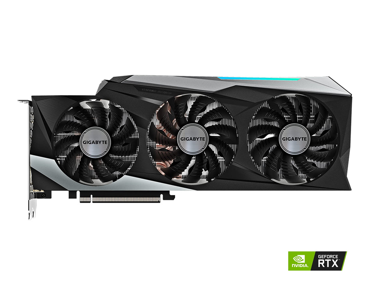 GIGABYTE RTX 3080 OC Rev2 video outputs ready for multi-monitor setup.
