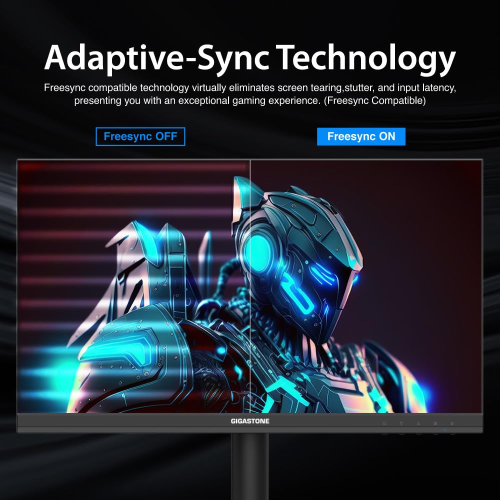 Gigastone eye care technology with low blue light for comfortable long sessions