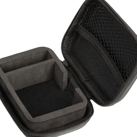 GIGCASE IEM Case interior with elastic mesh keeps extras organized